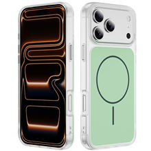 Fashion Style Wireless Charging Magnetic Clear TPU+PC Protective Case for iPhone 17 Pro Max Air 16 15 14 13 12 Phone Case Cover